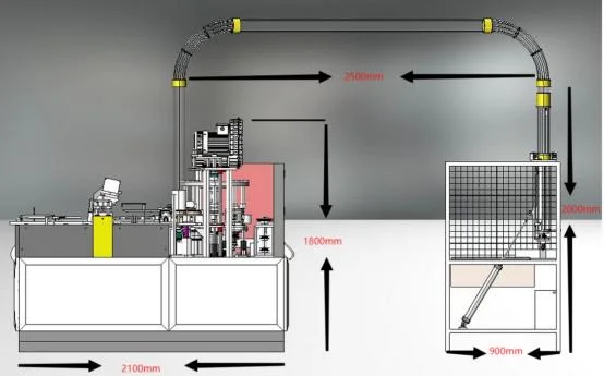 Automatic High Speed Paper Cup Machine for Paper Cup, Paper Bowl, Drinking Cup, Coffee Cup and Tea Cup Machine